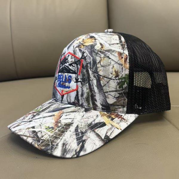 Manufacturer Brand Quality Print Camouflage Camo Sublimation Embroidery Patch Custom Trucker Hats