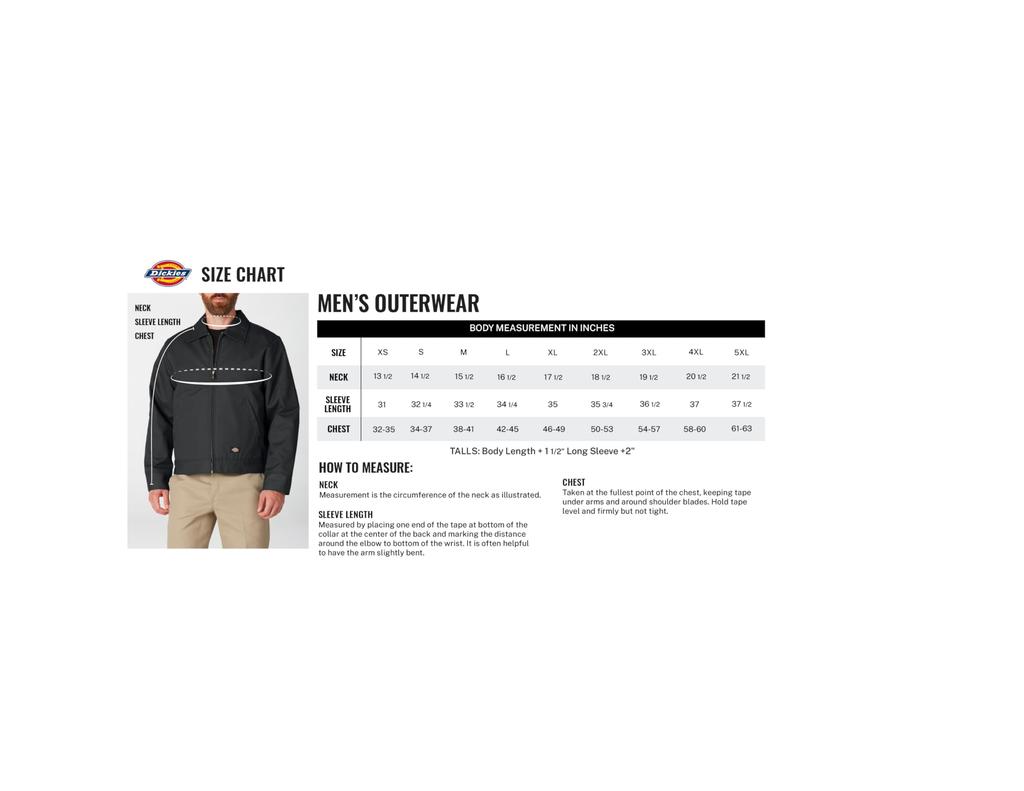 Dickies Insulated Eisenhower Front Zip Jacket Black Medium