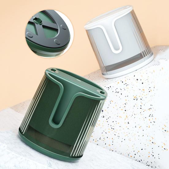 Kreativ dreneringsbase Oppbevaring Plassbesparende gulvmonterte spisepinner Kutteroppbevaringsstativ Husholdningsutstyr Kutterstativ