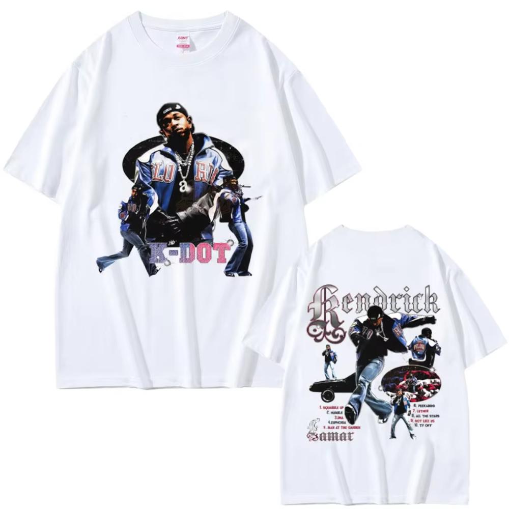Rapper Kendrick Lamar Not Like Us Grafik T-Shirts Sommer Herren Damen Hip Hop Oversized T-Shirt Männlich Lässig Baumwolle Vintage T-Shirt
