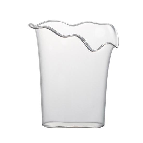 Transparent Plastic Flower Vase Heavy Duty Flower Holder Container Home Office Table Centerpiece Decorative Floral Plants Vase
