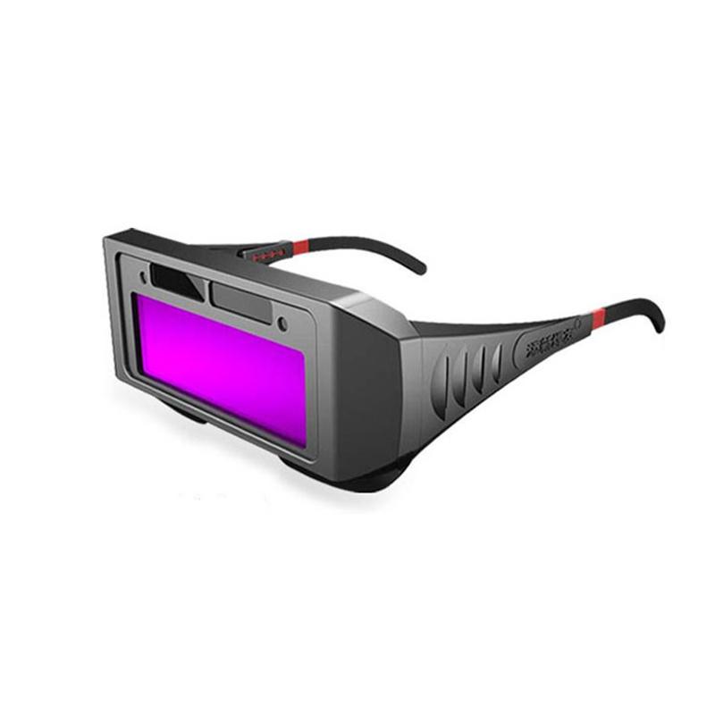 High Quality Automatic Light-changing Welding Goggles Ultraviolet Resistant Impact Resistant Eyeglasses Solar Rechargeable Welding Glasses