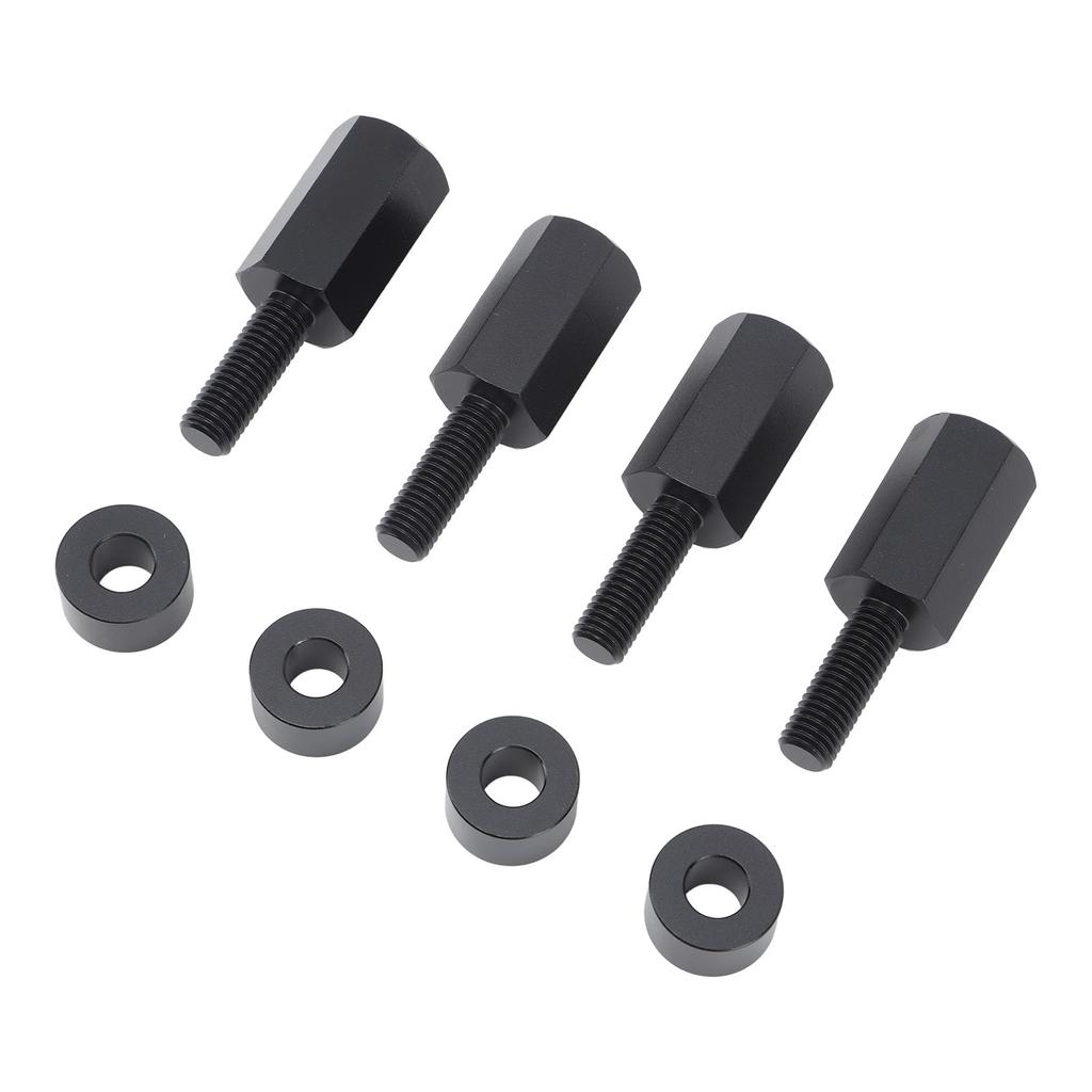 4 Stück Sitz-Hub-Montagesätze 2 Zoll Schwarz Zuverlässig Robust UTV Sitz-Erhöhung Ersatz für Can‑Am Maverick X3 Alle Baujahre