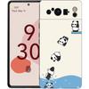 For Google Pixel 10 Pro Phone Case Pixel 9 Pro XL TPU Case Pixel 8 Pro 9A 8A 7A 7 6A 6 Pro Soft Cover Cartoon Panda