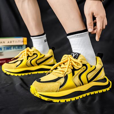 Ογκώδη Αθλητικά Παπούτσια Ανδρικά Σχεδιαστής Μαλακή Σόλα Αθλητικά Παπούτσια Μόδα Casual Αναπνεύσιμα Με Πλατφόρμα που Αυξάνει το Ύψος Παπούτσια Γυμναστηρίου