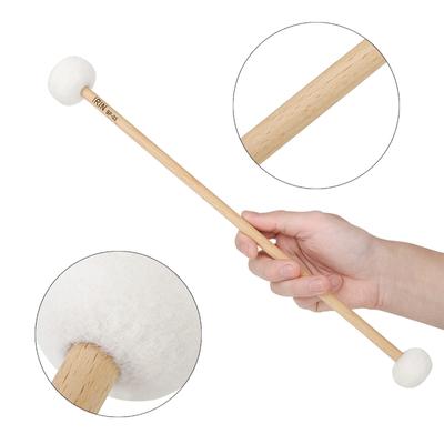 Felt Head Wood Handle Xylophone Mallets Percussion Drumstick Double Head Marimba Mallets Instrument Band Accessories