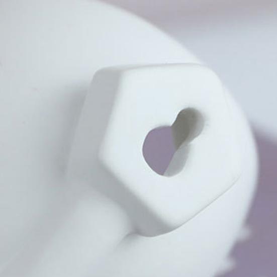 1 Set Hanging Flower Pot Unique Shape Eco-friendly Ceramic Cartoon Human Statue Flower Pot Home