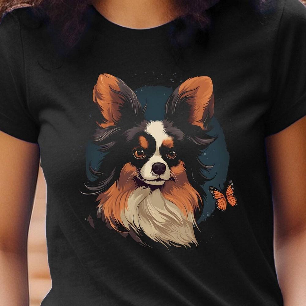 Papillon Shirt Papillon Dog T-Shirt Papillon Mom Gift Papillon Dad Gift Papillon Unisex T-Shirt XXL