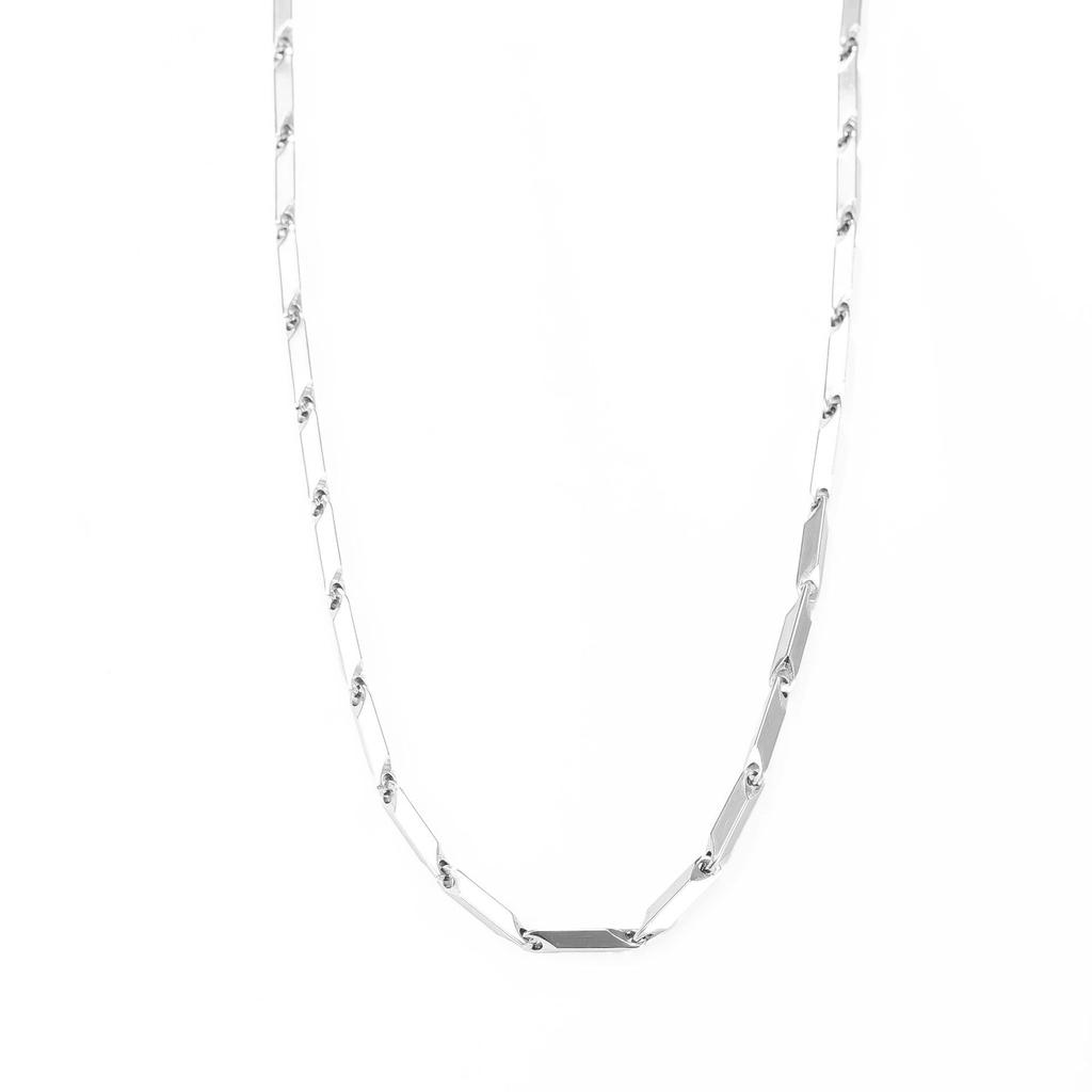 18K Gold-Plated Stainless Steel Cross Necklace for Men - Hip Hop Cuban Twist Chain Jewelry