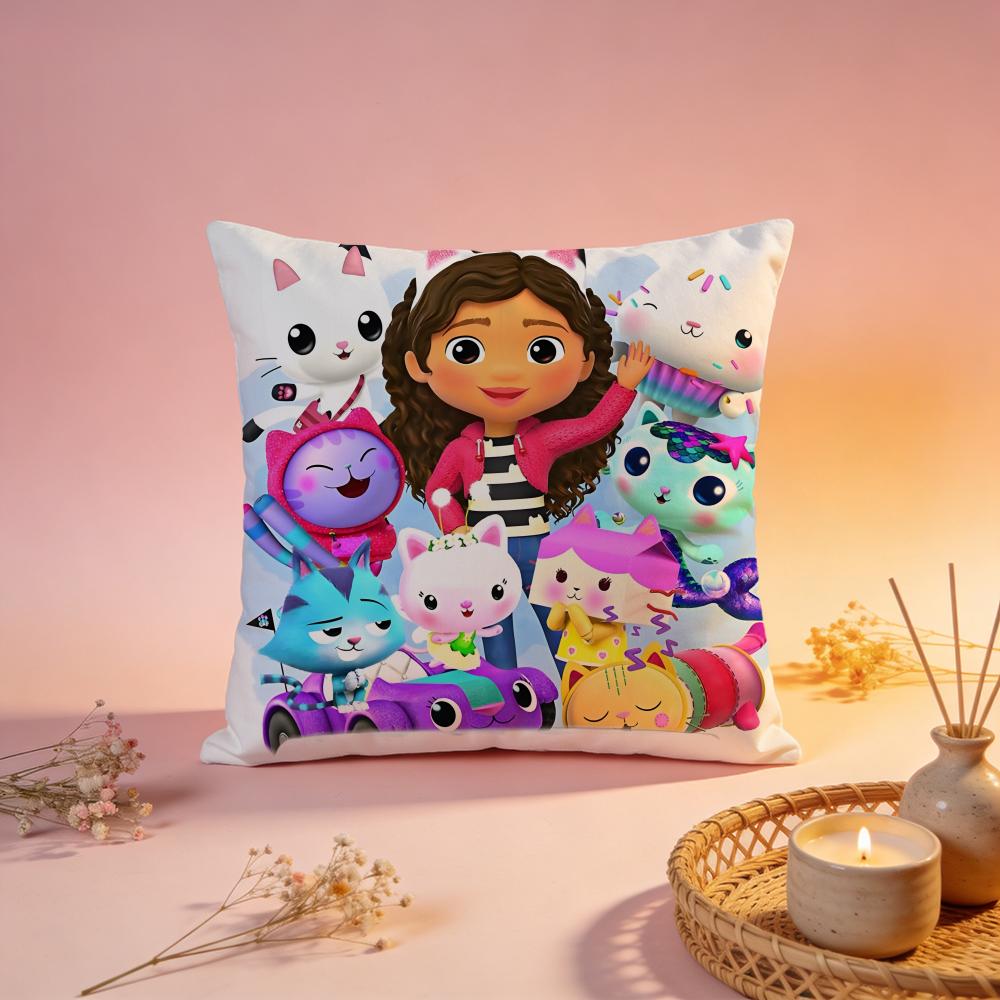 Fashion GGabbys Dollhouseful Cushion Cover Comfortable Durable Pillow Cover MultiScene for Home Office Car Sofa