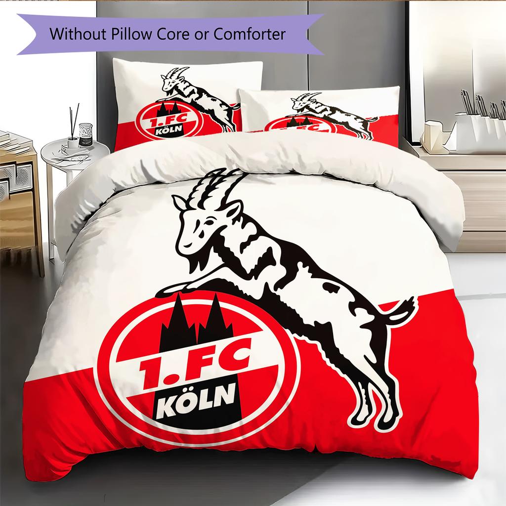 Köln Patroon Beddengoed Huisdecoratie Verjaardagscadeau (1 dekbedovertrek + 2 kussenslopen, zonder binnenkussen)
