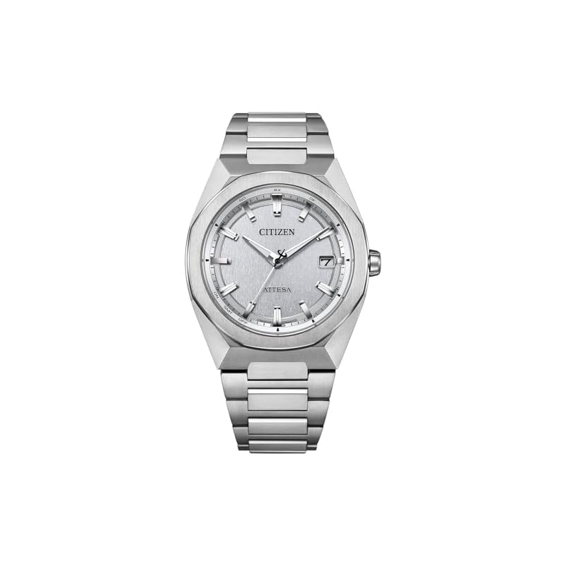 [CITIZEN] ATTESA Watch (Radio-controlled/Waterproof/Business) CB3040-56H Octagonal Bezel Eco-Drive Lightweight Titanium ACT Line Men's Analog Watch