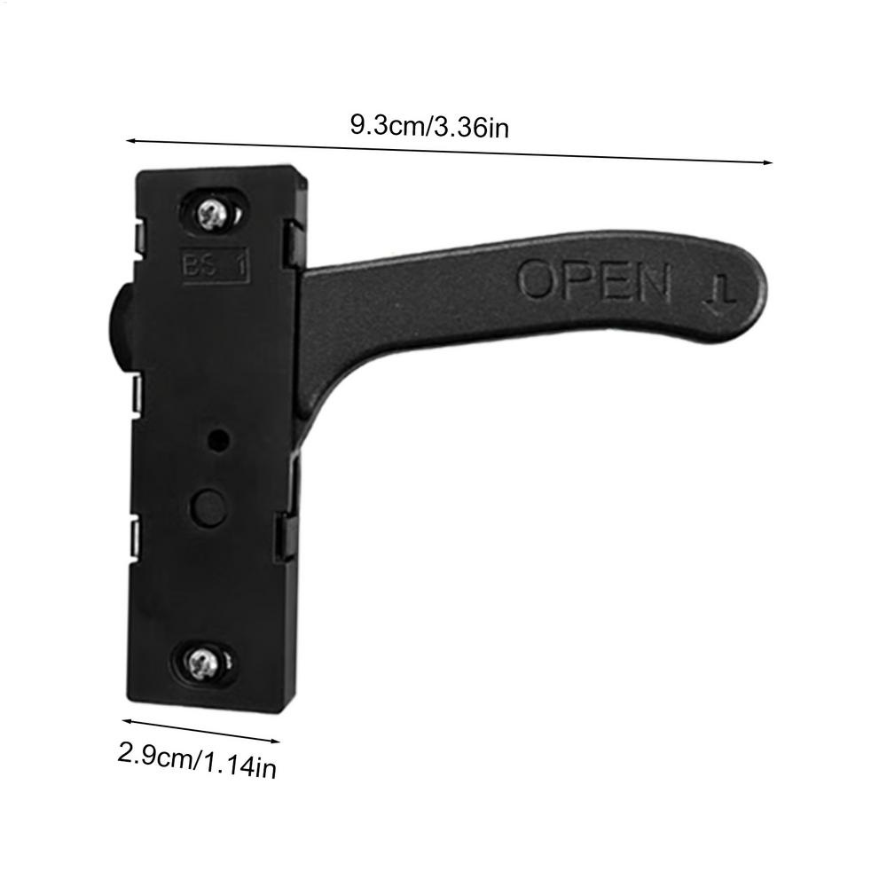 RV Screen Door Handle Van Motorhome Entry Parts Anti-Theft Weatherproof RV Screen Latch For Barn Outdoor Cargo Van Trailer Patio