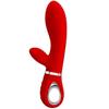 Vibromasseur - PRETTY LOVE - THOMAS - Silicone Doux - 7 Fonctions - Rouge