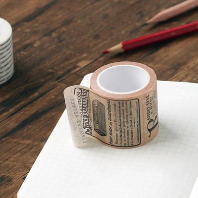 Nastro adesivo Washi retrò fai da te con decorazioni gotiche, per scrapbooking