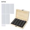 HILIFE Coin Storage Box With Adjustment Pad 20/30/50/100PCS Adjustable Wooden Commemorative Coin Collection Case Holder CapsulesGood product