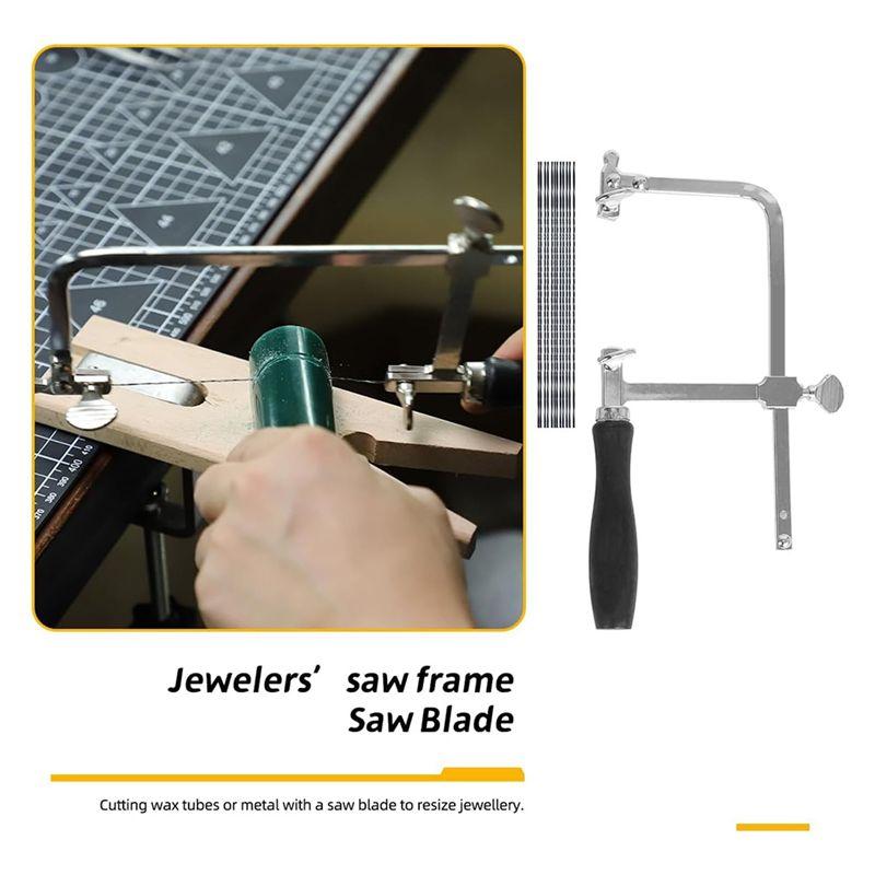 AEE4-Jewelry Wax Ring Sizer Carving Tool Kit Ring Wax Making Mold Kit Jewelry Wax Tube Jewelers Wax Saw Frame Wax File Ring