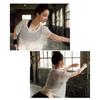 Women Sexy Mesh Yoga Shirt Quick Dry Sport Fitness Female Running Shirt Gym Clothes Tank Top Workout Exercises T-Shirt Sportwear