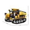 City Construction Engineering Building Kit Tractor Excavator Loader Mining Truck Assistance Vehicle Blocks Toy Collectible Gift