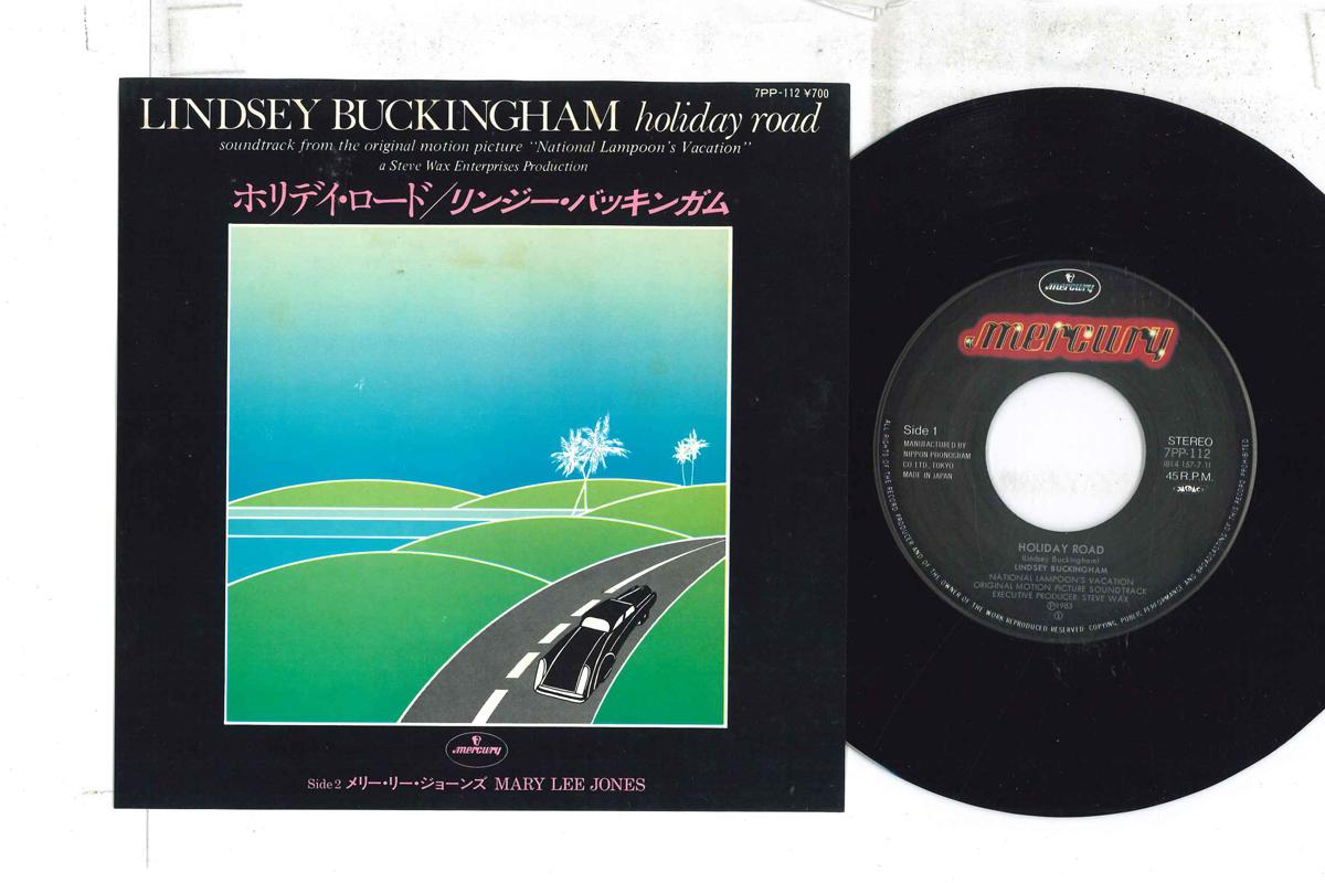 

7inch Record LINDSEY BUCKINGHAM - Holiday Road / Mary Lee Jones 7PP112 MERCURY 1983 Japan Pop Used
