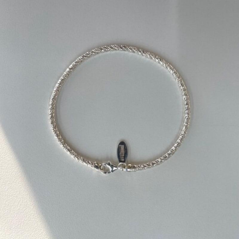 Evenesel Rope Silver Bracelet