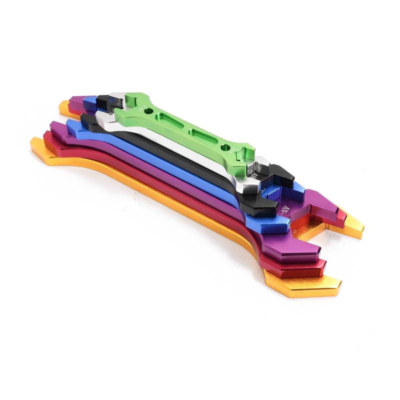 Anodized Aluminum Double End Hose AN Wrench Spanner Tool Set AN3 To AN20 Fitting Wrench Set