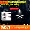 Car Sticker Tesla 4pcs/set For Tesla Model Y 3 S X Car Door LED Logo Projector puddle lights HD Welcome Light 3D Laser Ghost Sha