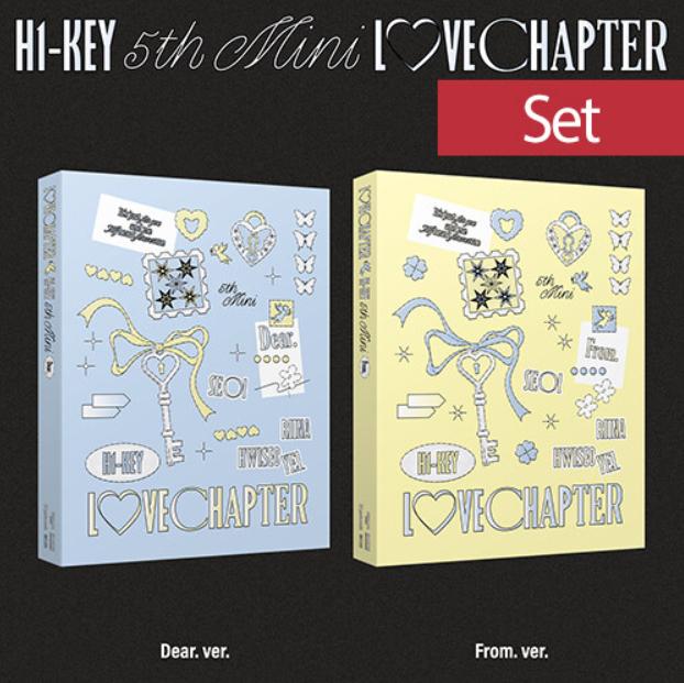 H1-KEY 5th Mini Album LOVECHAPTER [2 Ver. Set / Random 1 out of 2]