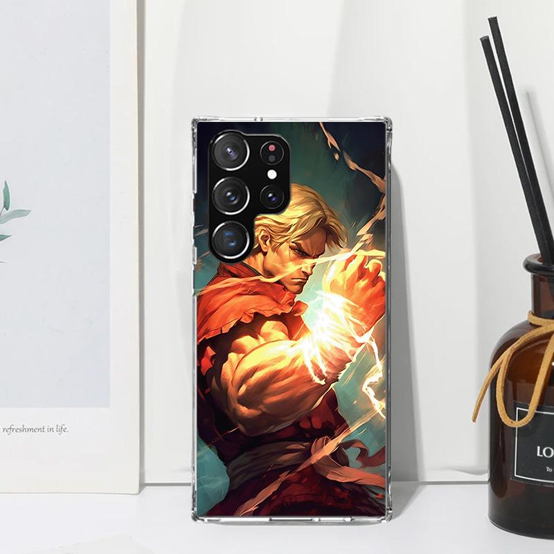 Game S-Street F-FighterS Phone Case For Samsung Galaxy S26 S25 Edge S24 FE S23 S22 Ultra S21 Plus S20 + Art Fundas Back Cover Ga