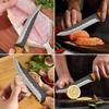 2pcs Kitchen Knives Hand Forged Sharp Stainless Steel Meat Cleavers Butcher Boning Knife Household Multifunctional Kitchen Chopper