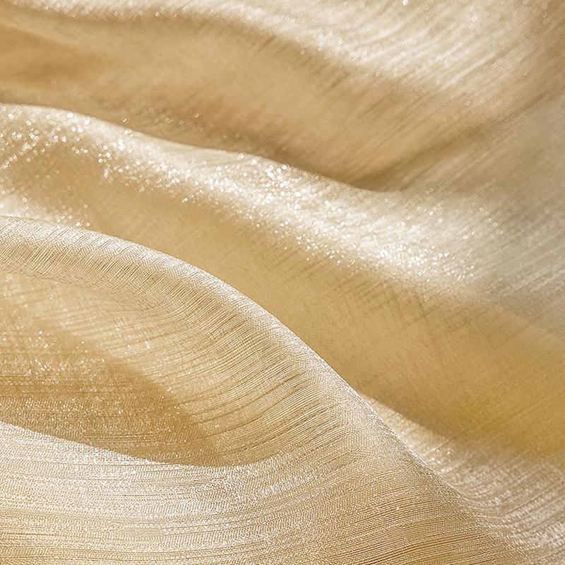 

Закат мерцает, французская роскошь, мечтательный блеск, романтические шторы для балкона, гостиной, белые прозрачные шторы, индивидуальный размер KR--W140cm x L232cm&Rod pocket