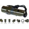 7 In 1 Jungle Survival Whistle Hiking Whistle Compass Mirror Flashlight Magnifier LED Light Thermometer Storage Compass Tool