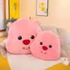 New Beaver Throw Pillow Couple Press Doll Large Plush Toy Cute Cartoon Pillow Birthday Gift