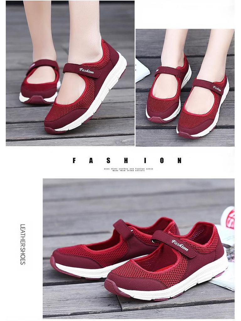 2025 Mesh Flats for Middle-Aged & Elderly Women - Dance & Walk In Comfort (Size 35-42)