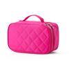 Multifunction Portable Train Double Layer Toiletry Cosmetic Bags Travel Makeup Case for Women