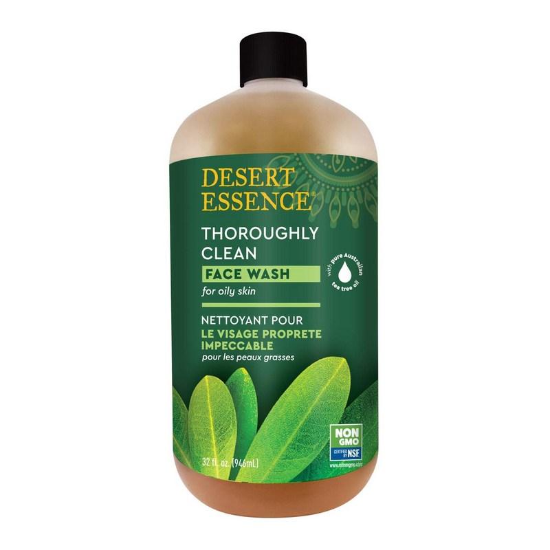 Desert Essence Thoroughly Clean Face Wash Original, 946ml, 1 pcs