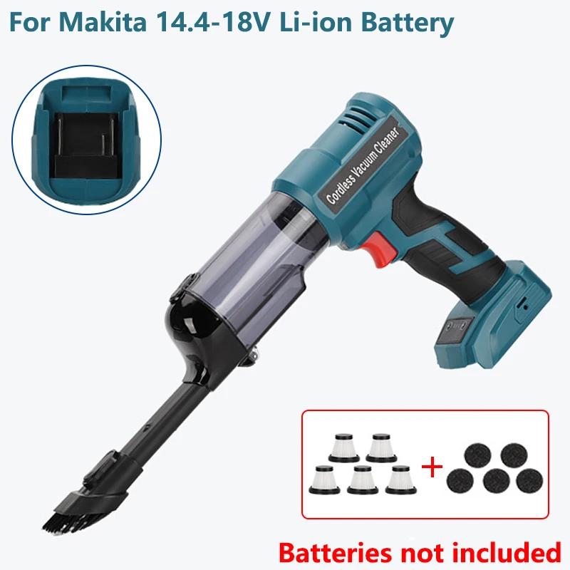 Портативный пылесос для аккумуляторов Makita/Milwaukee/Dewalt/Bosch/Ryobi 18V Беспроводной ручной пылесос для дома, шерсти животных