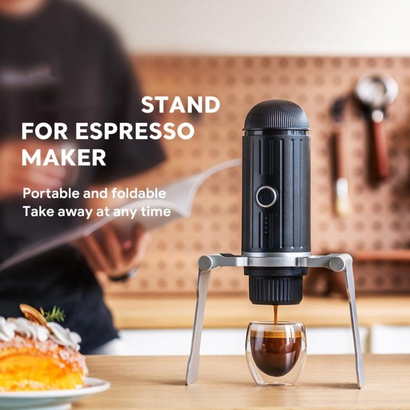 Space Saving Extraction Bracket for Portable For Electric Cup Coffee Machines Suitable for Home Travel Car Use