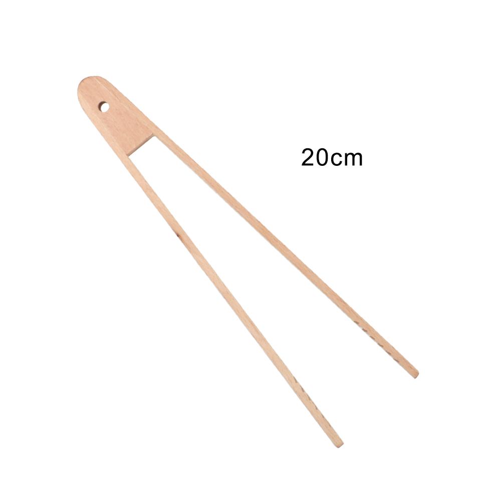 Salad Bread Serving Tong Dessert Sugar Ice Clip Wooden Food Toast Tongs Kitchen Gadgets BBQ Grilling Tong