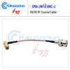 BNC to SMA RF Oscilloscope Connection Cable, RG316, BNC Male to SMA Right Angle Male Adapter with Inner Pin