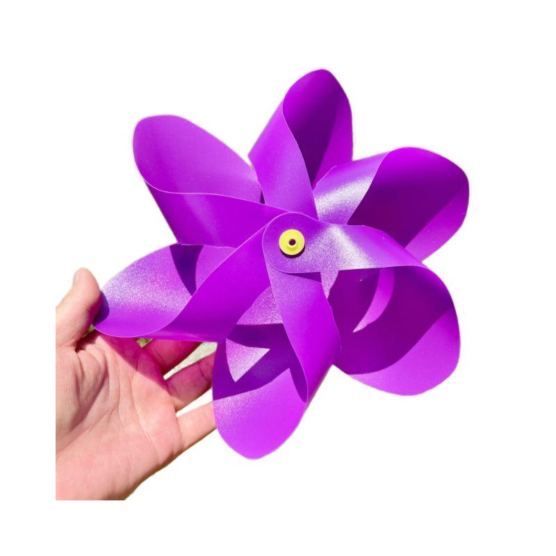 Six-Petal Pinwheel with Steel Wire: Outdoor Hanging Decoration for Festivals, Buildings, Scenic Spots, and Homestays