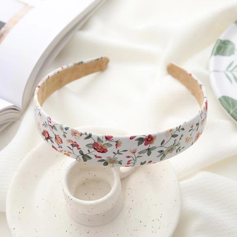 Japan And South Korea Spring Color Fairy Fan Girl Floral Headband Fashion Out Pressure Hair Kasen Hair Accessories Female Hairpin