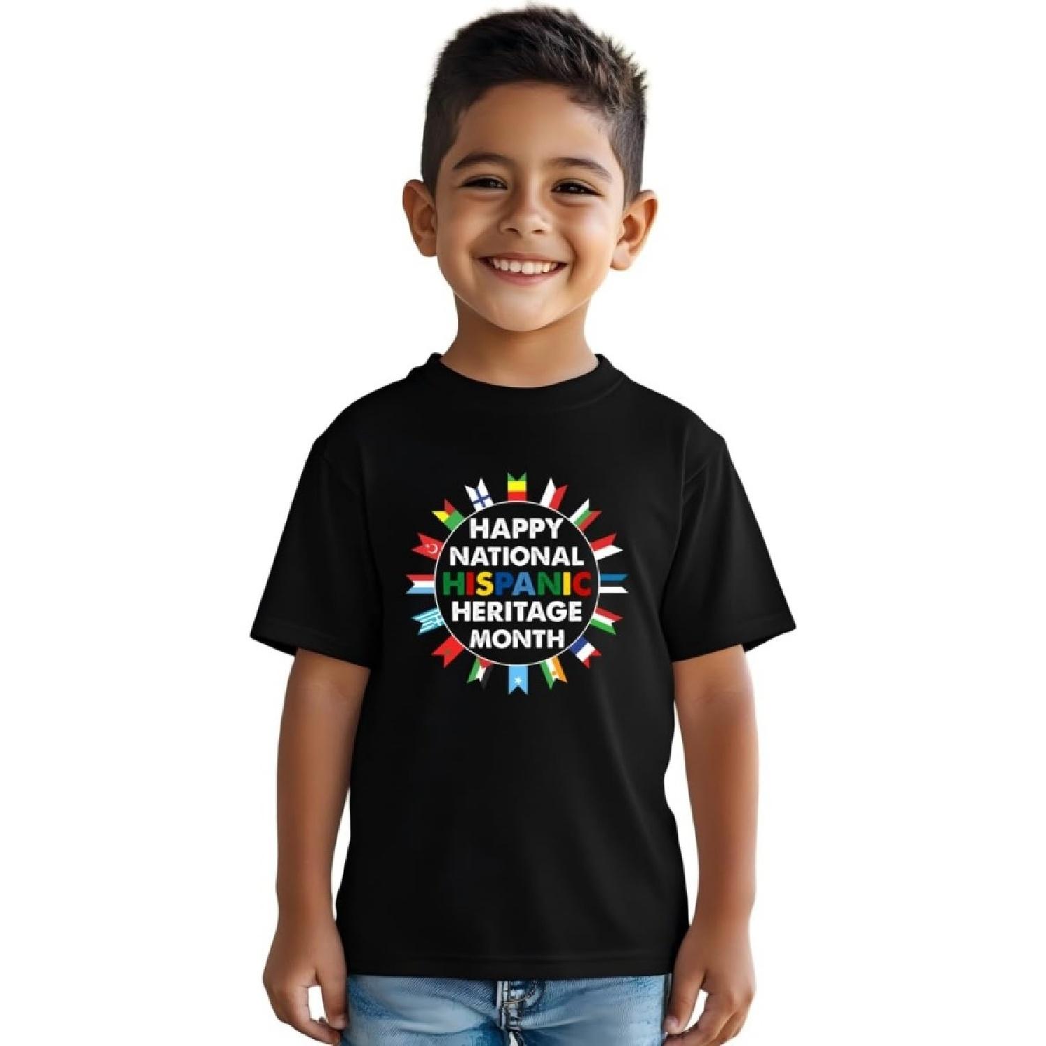 Футболка на Месяц латиноамериканского наследия для детей – Национальная футболка на Месяц латиноамериканского наследия для мальчиков и девочек, 2T-8T XXXXXL разноцветный