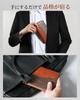Long Genuine Large 12 Card Zipper Divided Bill Wood Grain Business Good Fortune [Pueblo Leather] Men's Wallet, Leather, Capacity, Slots, Closure,