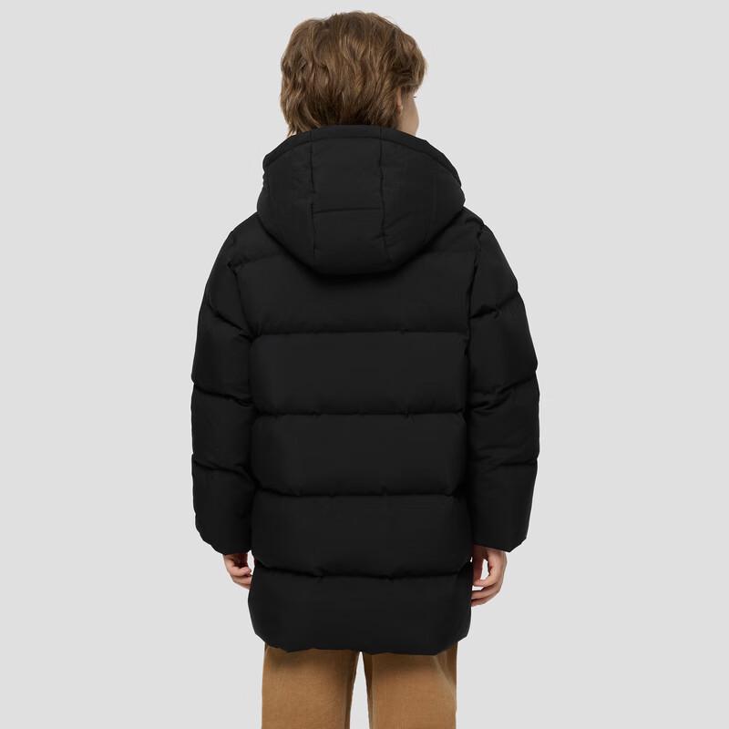 Gap Kids' Unisex Logo Hooded Down Jacket