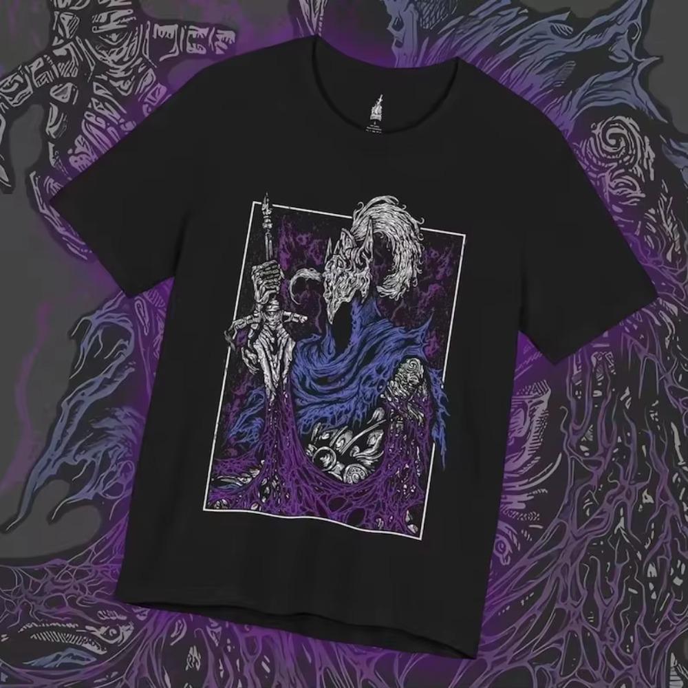 Artorias The Abysswalker Summer Fashion Casual Round-neck High Quality Men's and Women's Tops Gothic Graphic Large Size T-shirts