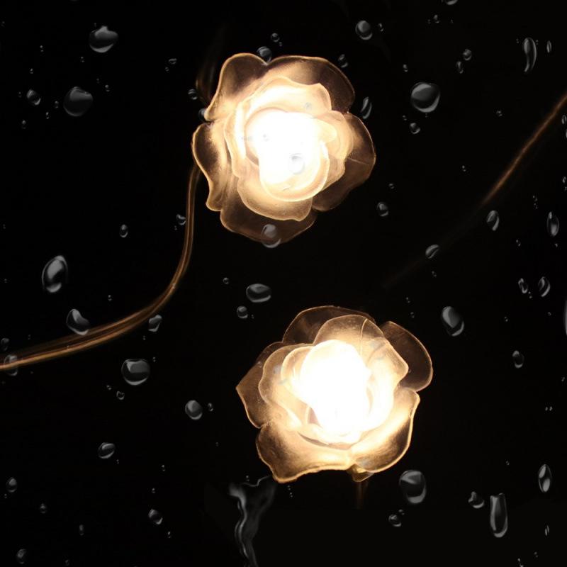 LED Soft Rose String Lights: Colorful Decorative Lights for Weddings & Photography