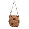 Cute Plush Capybara Crossbody Bag Large Capacity Cartoon Shoulder Purse For Girls With Phone And Coin Pocket
