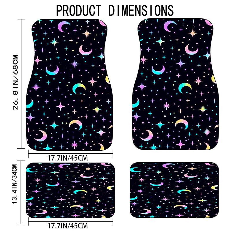 A Set Of Four Luxury Car Floor Mats, Suitable For All Seasons, Odorless, Easy To Clean, Designed For Vehicle Interior Care, Comp