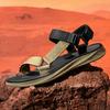 Summer Mens Casual Breathable Black Sandals Non-slip Flip Flops High Quality Outdoor Beach Slippers Water Shoes